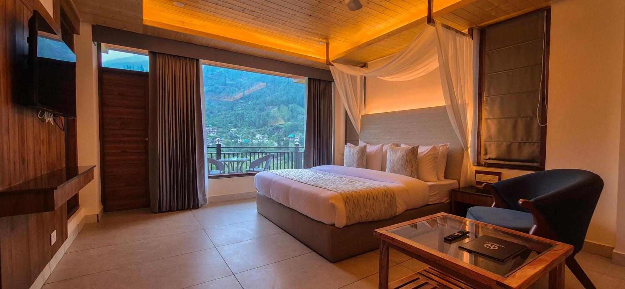 ホテル Nazaara - A Luxe Retreat Manāli エクステリア 写真